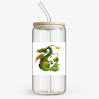 Банка с бамбуковой крышкой