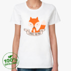 Женская футболка органик