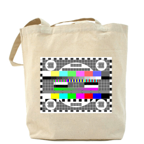 Сумка шоппер с принтом Test Pattern