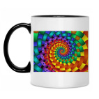 Кружка двухцветная