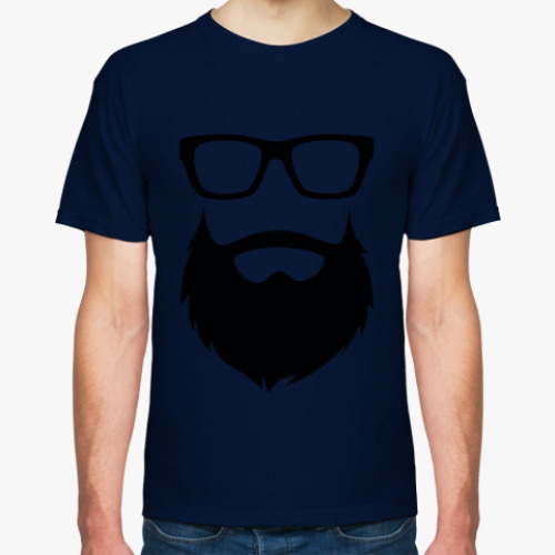 Футболка с принтом Борода