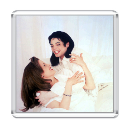 Магнит с принтом   Майкл Джек