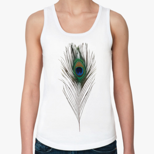 Женская майка  Павлин