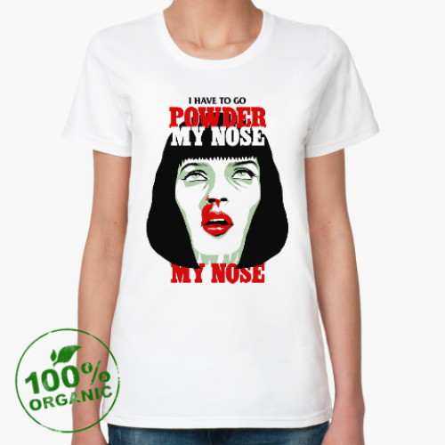 Женская футболка из органик-хлопка Mia Wallace Pulp Ficton