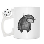 Кружка с футбольным мячиком