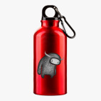 Металлическая бутылка 400 мл UV-DTF