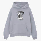 Толстовка худи оверсайз