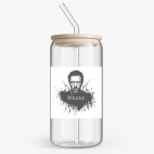 Банка с бамбуковой крышкой