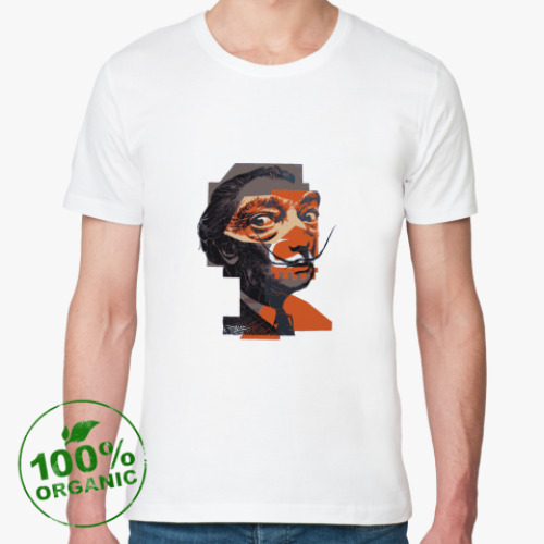 Футболка из органик-хлопка с принтом  Сальвадор Дали