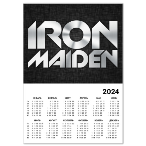 Календарь Iron Maiden
