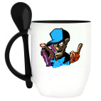 Кружка с ложкой