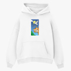 Толстовка худи оверсайз