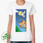 Женская футболка органик