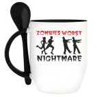 Кружка с ложкой