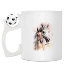 Кружка с футбольным мячиком