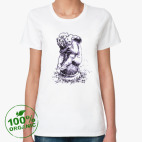 Женская футболка органик