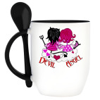 Кружка с ложкой