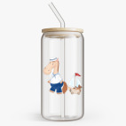 Банка с бамбуковой крышкой