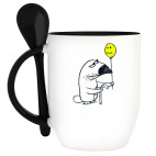 Кружка с ложкой