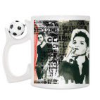Кружка с футбольным мячиком
