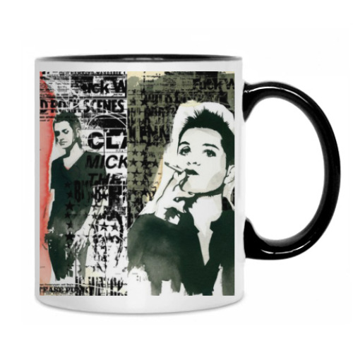 Кружка с принтом Brian Molko of Placebo