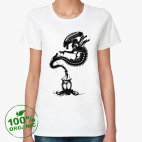 Женская футболка органик