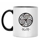 Кружка двухцветная