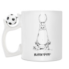Кружка с футбольным мячиком