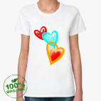 Женская футболка органик