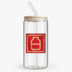 Банка с бамбуковой крышкой