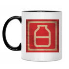 Кружка двухцветная