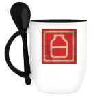 Кружка с ложкой