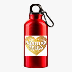 Металлическая бутылка 400 мл UV-DTF