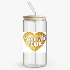 Банка с бамбуковой крышкой