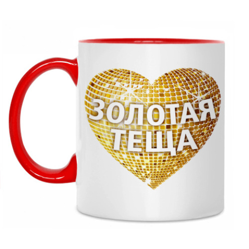 Кружка с принтом 'Золотая теща'