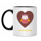 Кружка двухцветная