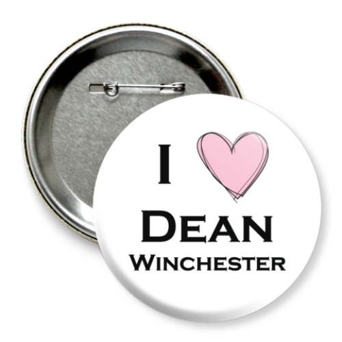 Значок 75мм Dean Winchester