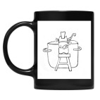 Кружка цветная UV-DTF