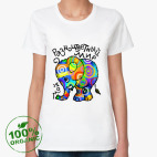 Женская футболка органик