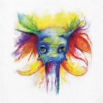 Красочный слон