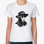 Классическая женская футболка Lady Gaga