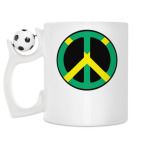 Кружка с футбольным мячиком