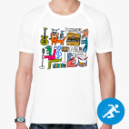 Мужская спортивная футболка