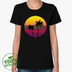 Женская футболка органик