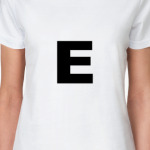 Буква E
