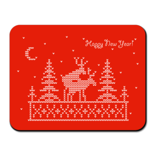 Коврик для мыши с принтом олени