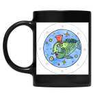 Кружка цветная UV-DTF