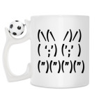 Кружка с футбольным мячиком