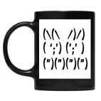 Кружка цветная UV-DTF