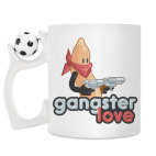 Кружка с футбольным мячиком